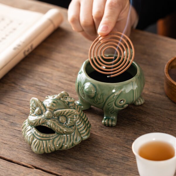 Suanni Ceramic Incense Burner Tea Ceremony Aromatherapy Tea Favors - Image 3