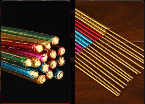 Five Color Incense Smokeless Flowering Incense - Image 2