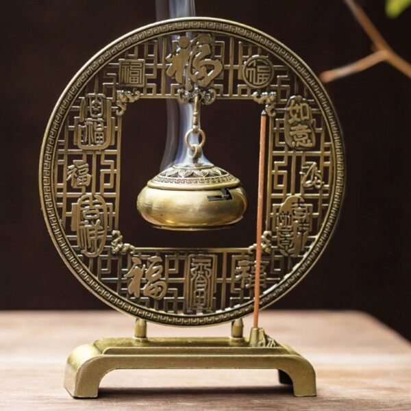 Ruyi Lotus Hanging Incense Burner Baifu Incense Burner - Image 2